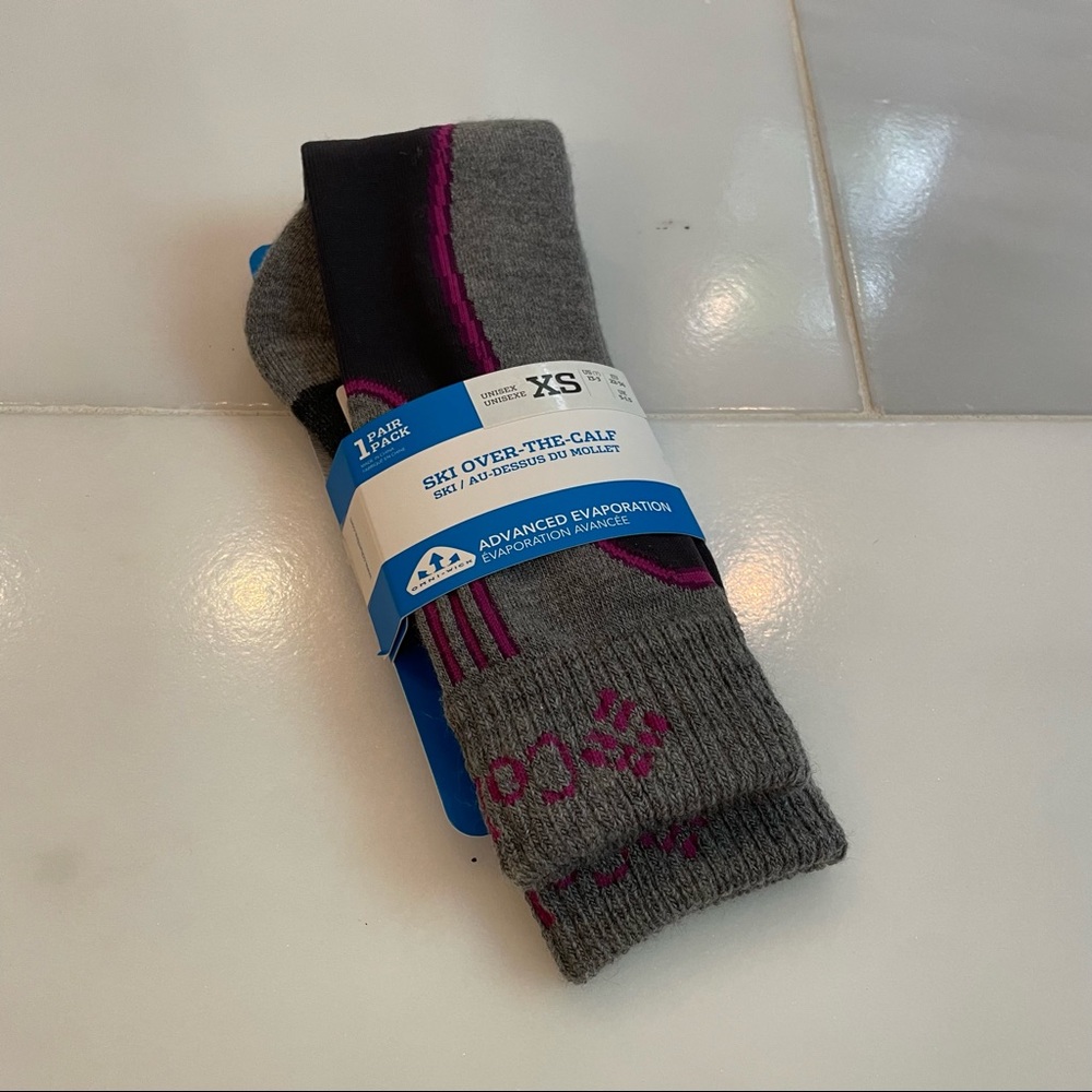 Womens Columbia Ski Socks - XS